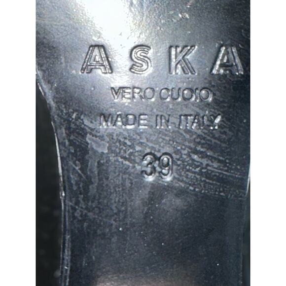 ASKA Women's Patent Leather Mid Heel Mules - 100% Exclusive - Picture 7 of 8